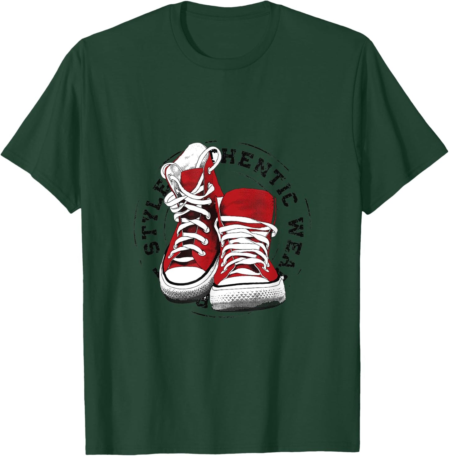 Sneakers illustration T-Shirt - T-Shirt | Forest