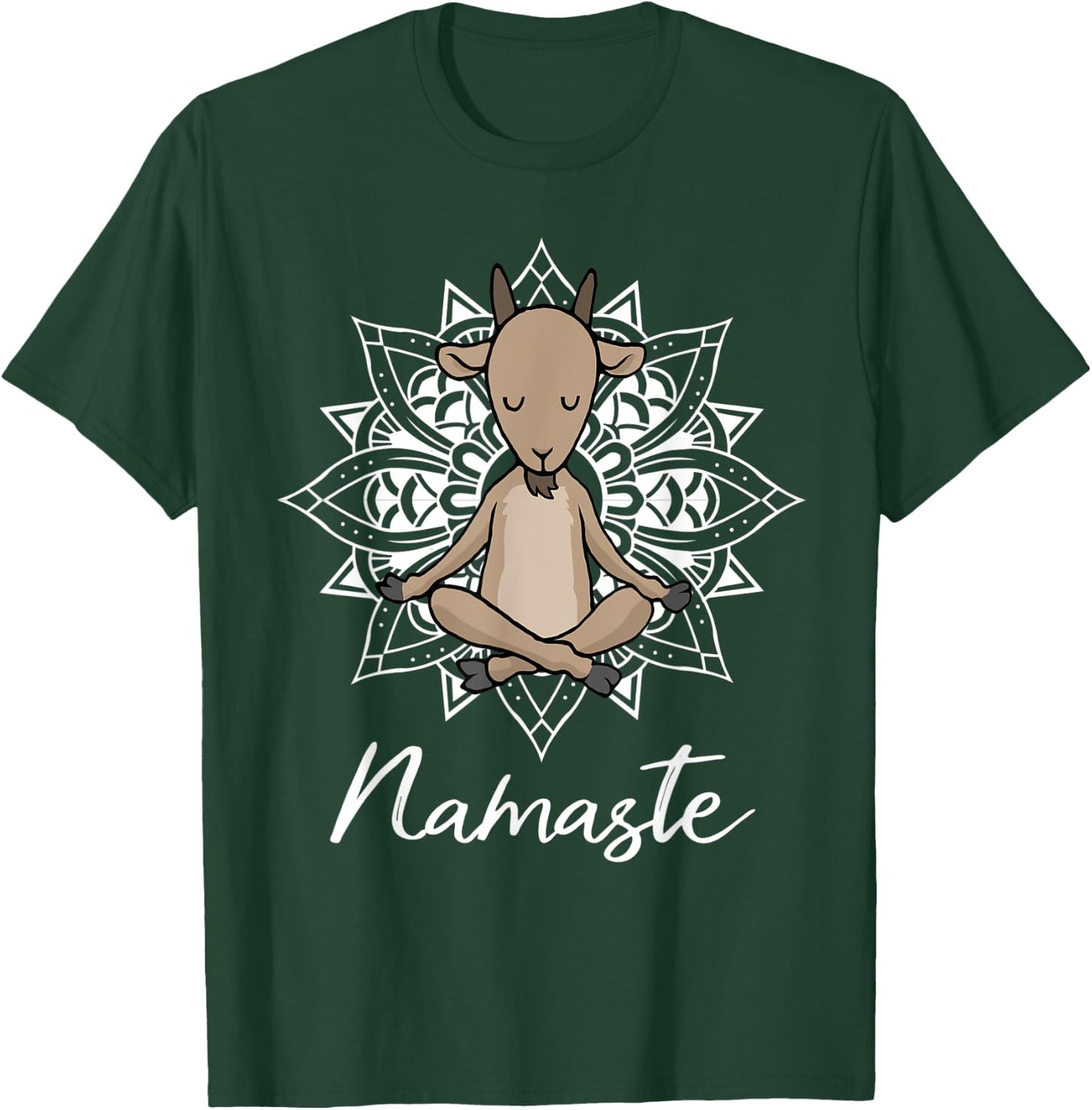 Goat Yoga for a Yoga Workout Fan T-Shirt - T-Shirt | Forest