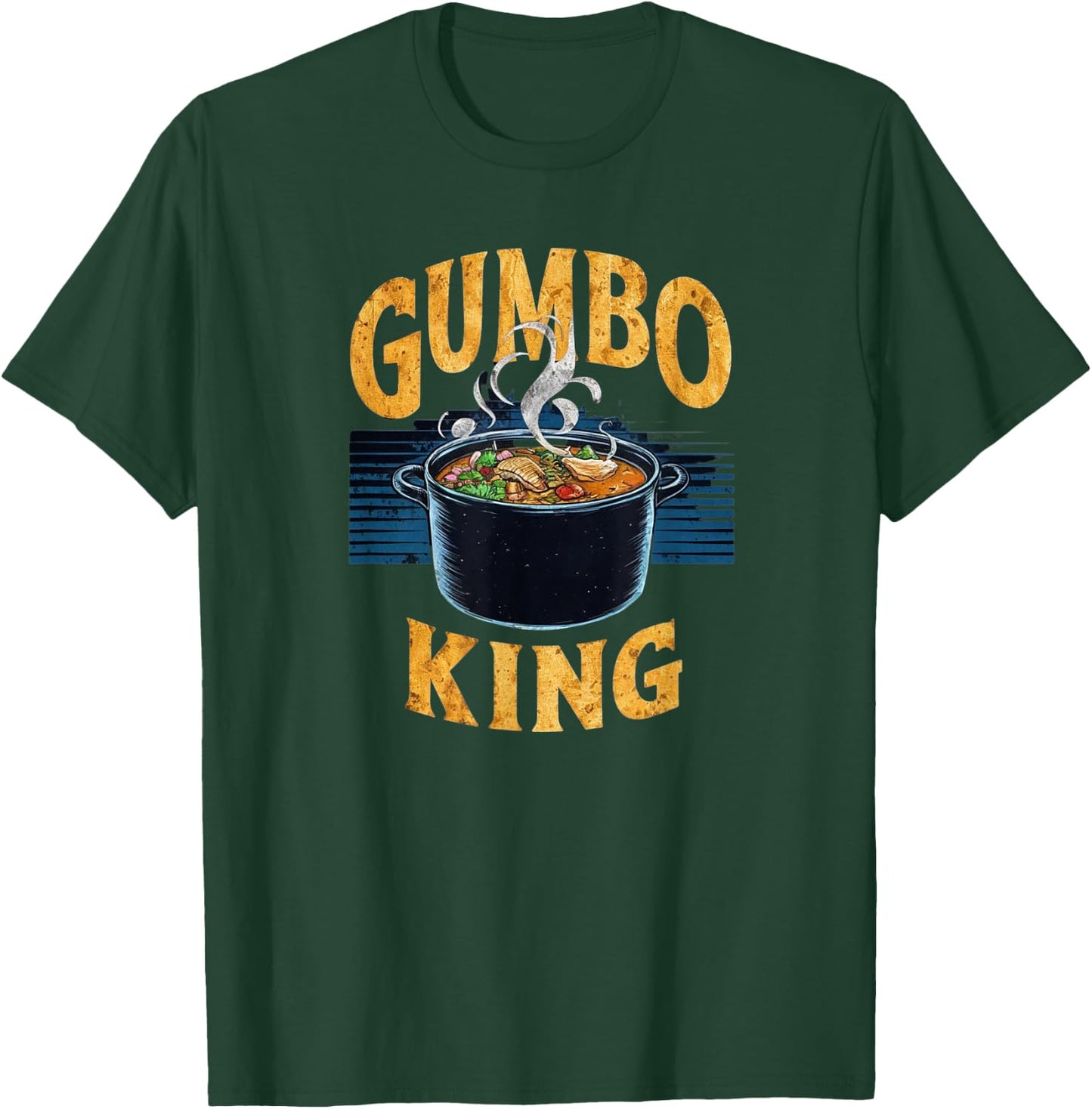 Gumbo King T-Shirt - T-Shirt | Forest