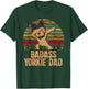 Funny Dabbing Badass Yorkie Dad T-Shirt - T-Shirt | Forest
