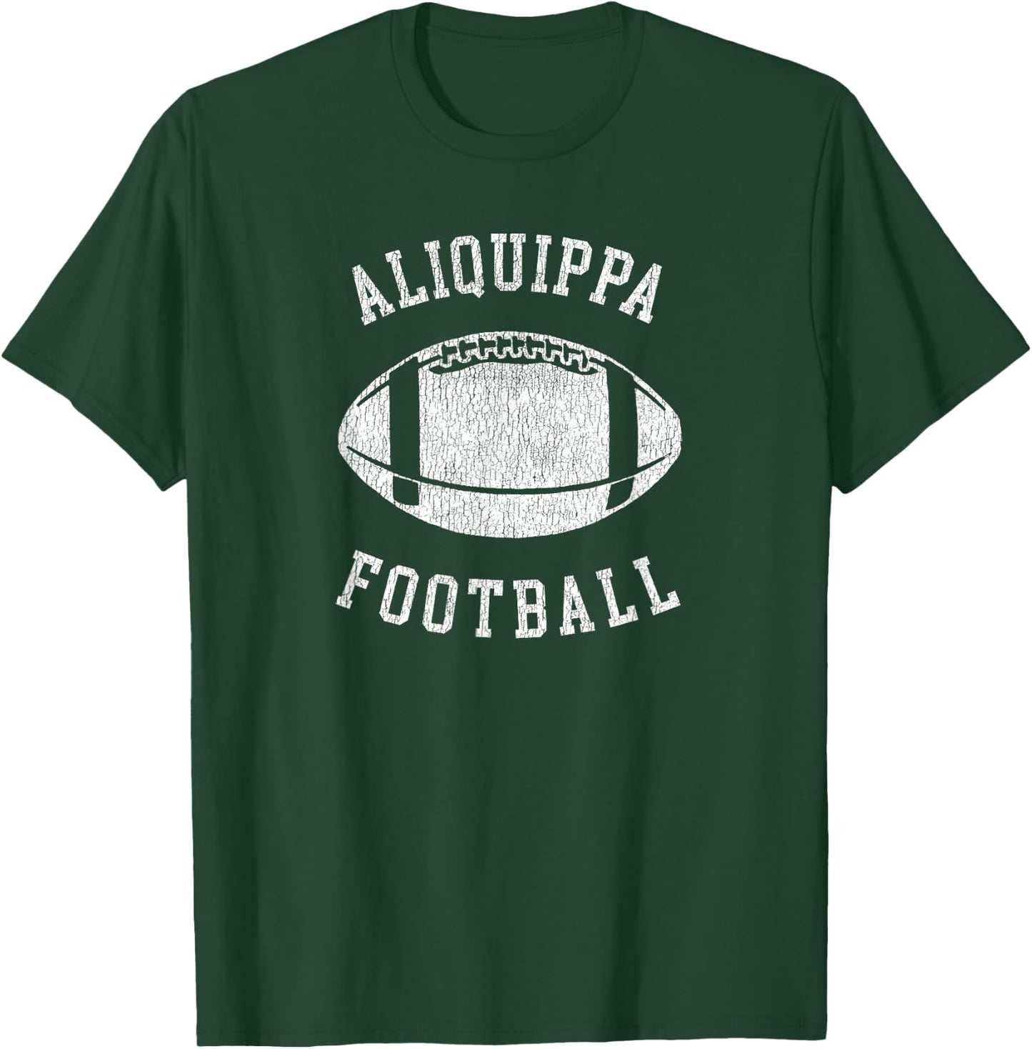 Aliquippa Football Distressed Vintage 80's Throwback Classic T-Shirt - T-Shirt | Forest
