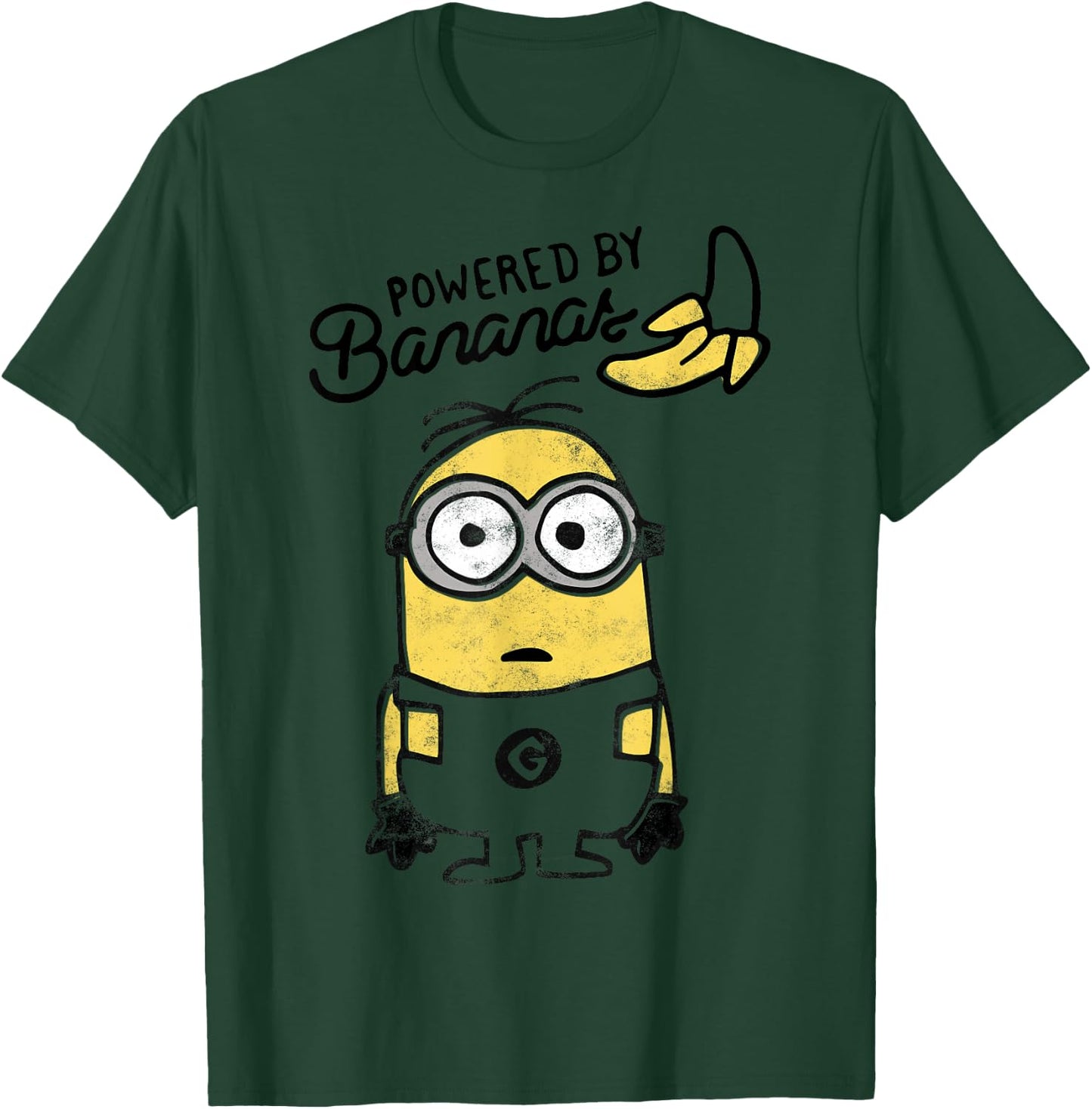 Despicable Me Minions Powered by Bananas Graphic T-Shirt - T-Shirt | Forest