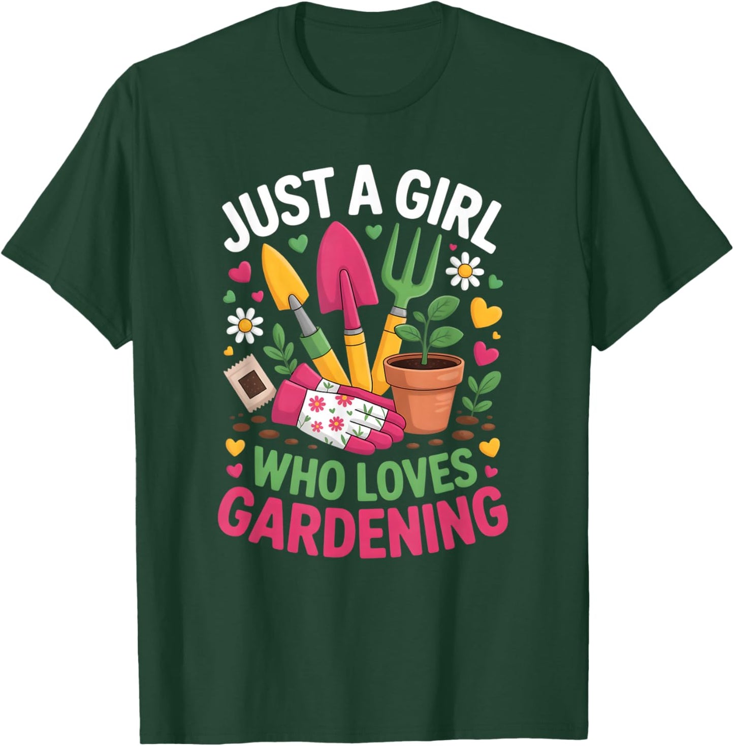Girls Gardening T-Shirt - T-Shirt | Forest
