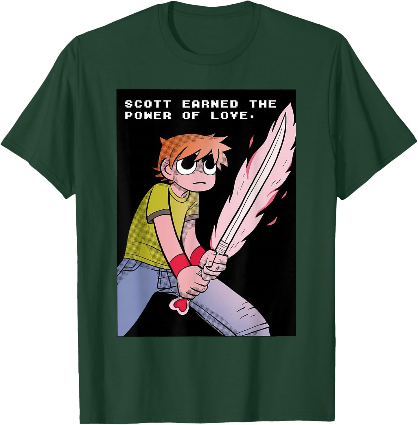 Scott Pilgrim Vs. The World Earned The Power of Love T-Shirt - T-Shirt | Forest