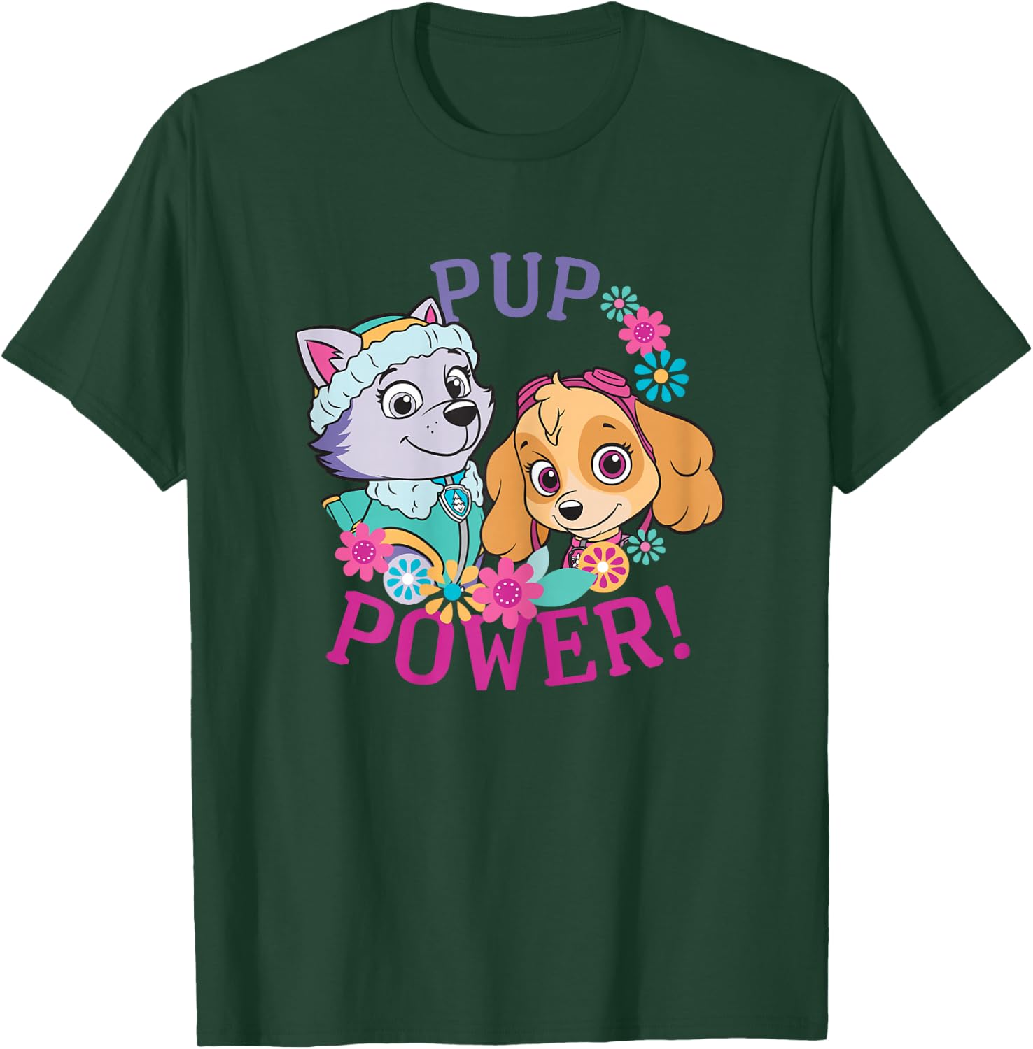 PAW Patrol "PUP POWER GIRL" Group T-Shirt - T-Shirt | Forest