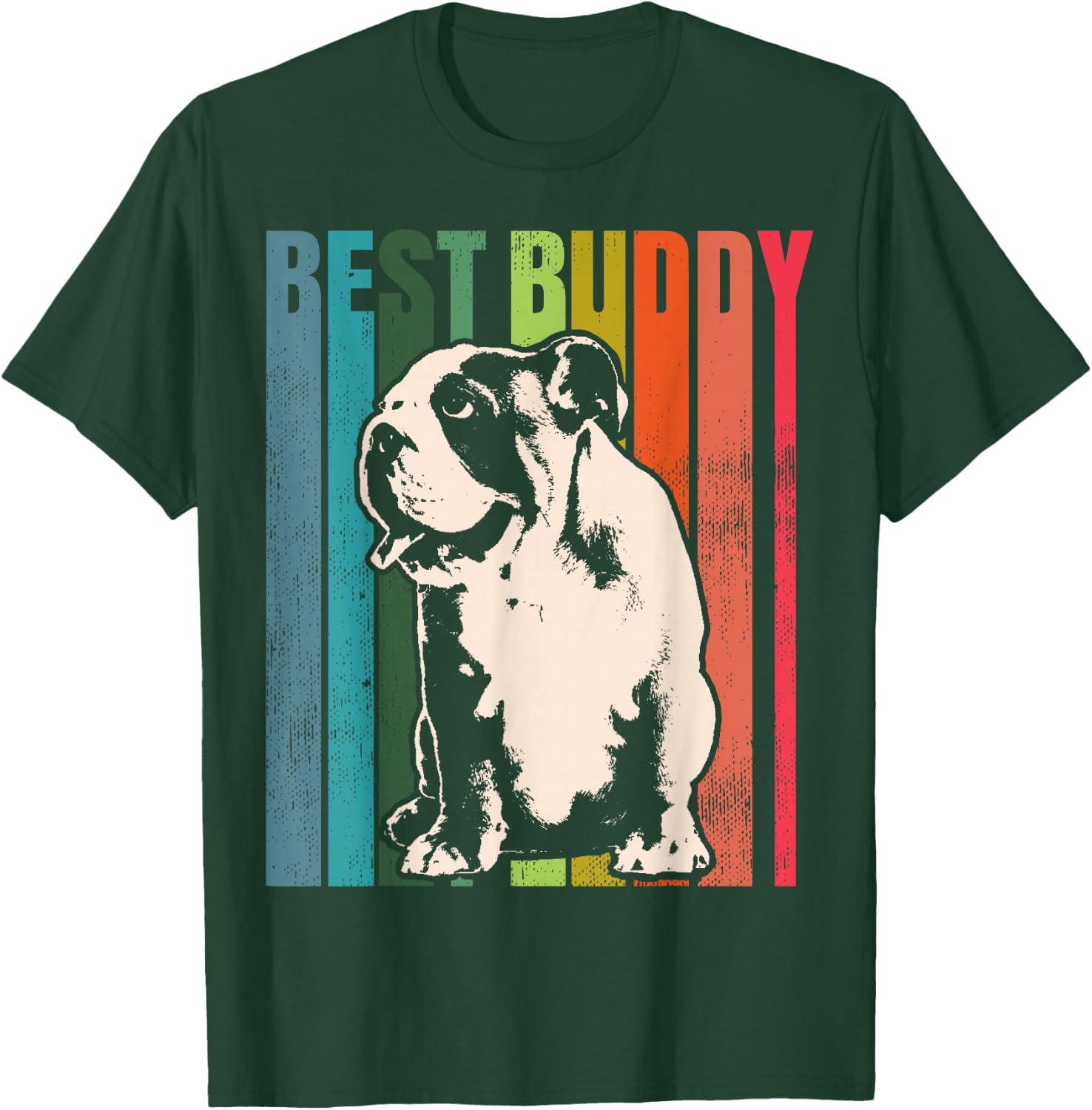 English Bulldog British Bulldog T-Shirt - T-Shirt | Forest