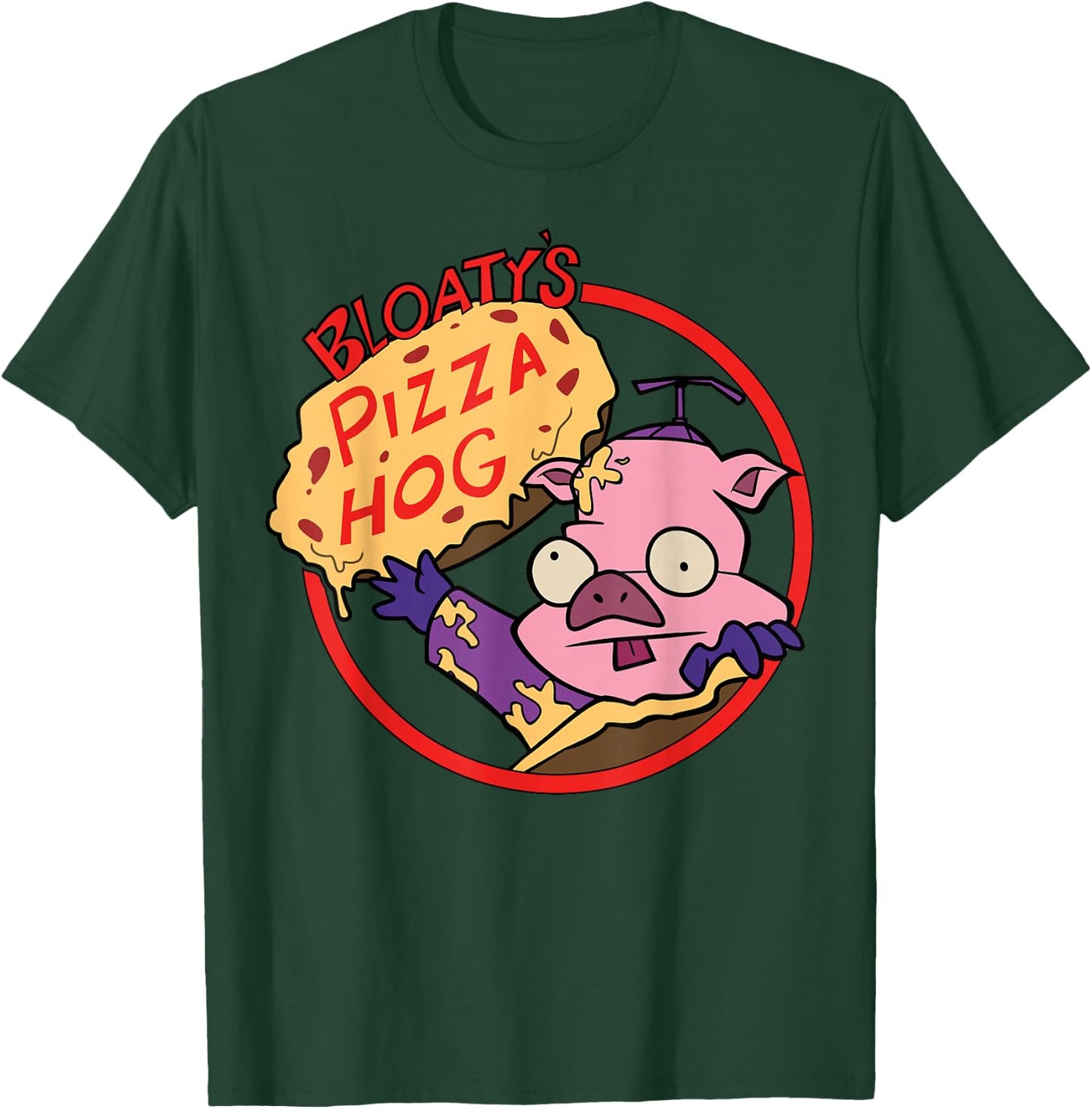 Nickelodeon Bloaty's Pizza Hog Graphic T-Shirt - T-Shirt | Forest
