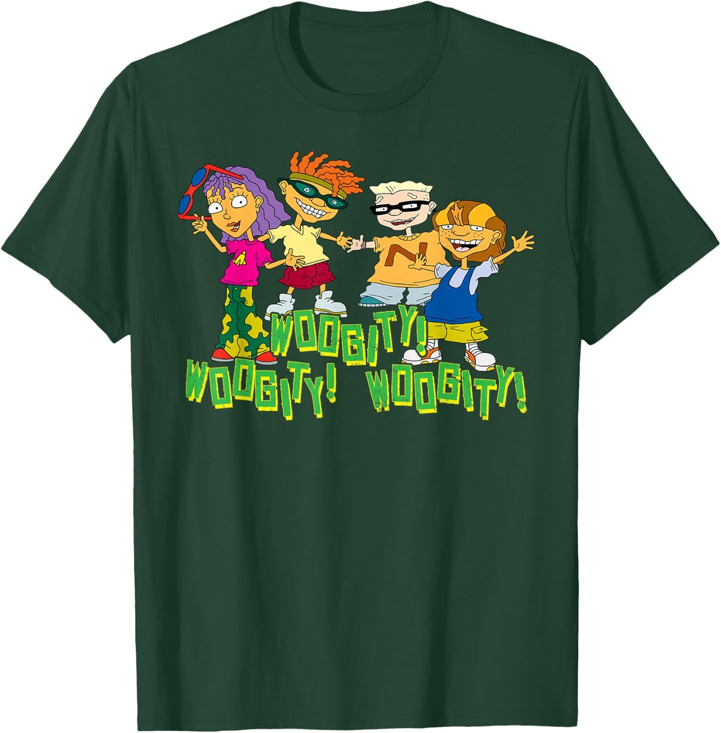 Nickelodeon Rocket Power Character Group Woogity T-Shirt - T-Shirt | Forest