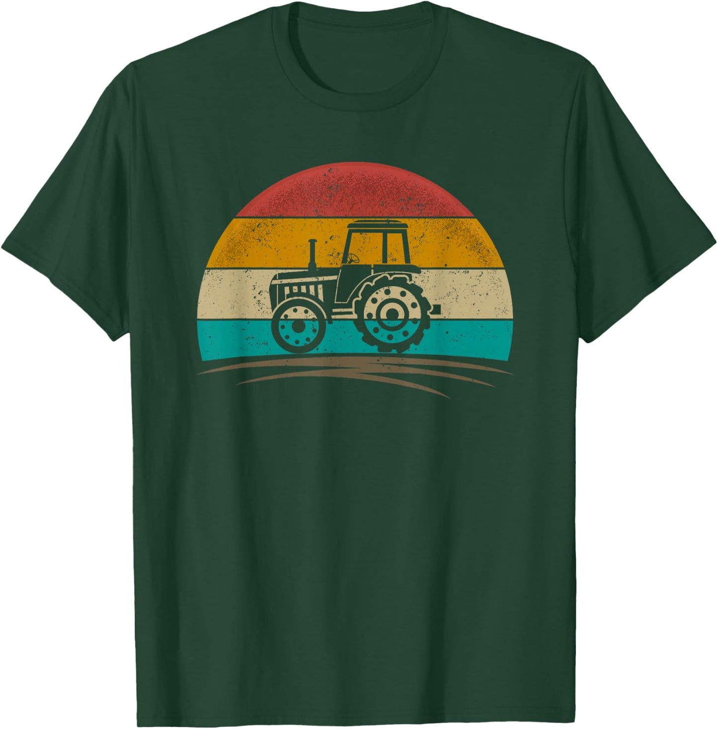Farm Tractor Shirt Retro Tractor Agriculture Farmers Rancher T-Shirt - T-Shirt | Forest