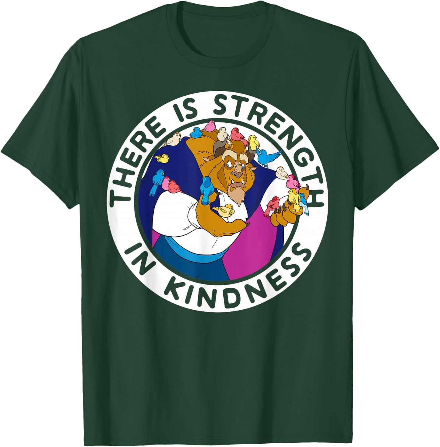 Disney Beauty And The Beast Strength In Kindness T-Shirt - T-Shirt | Forest