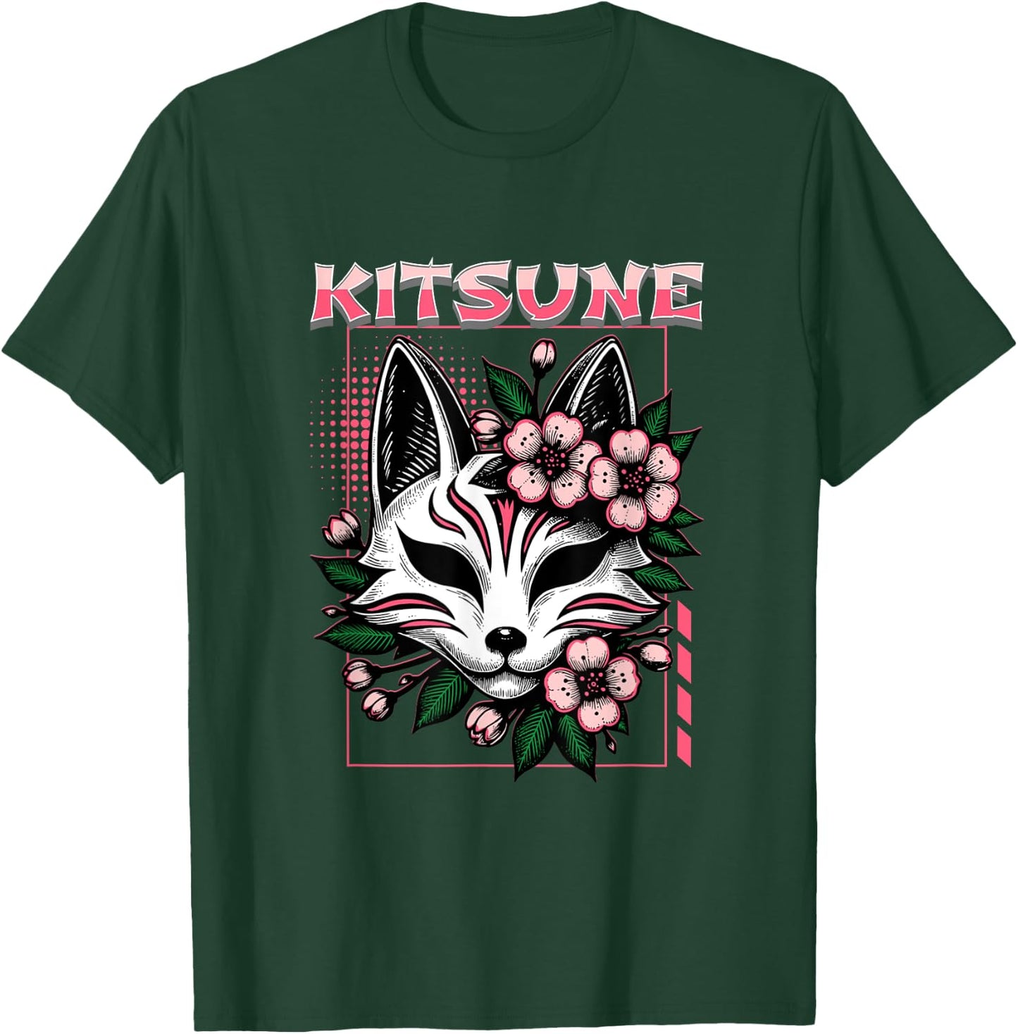 Geisha with cherry blossoms Vintage Sakura Japanese Art T-Shirt - T-Shirt | Forest
