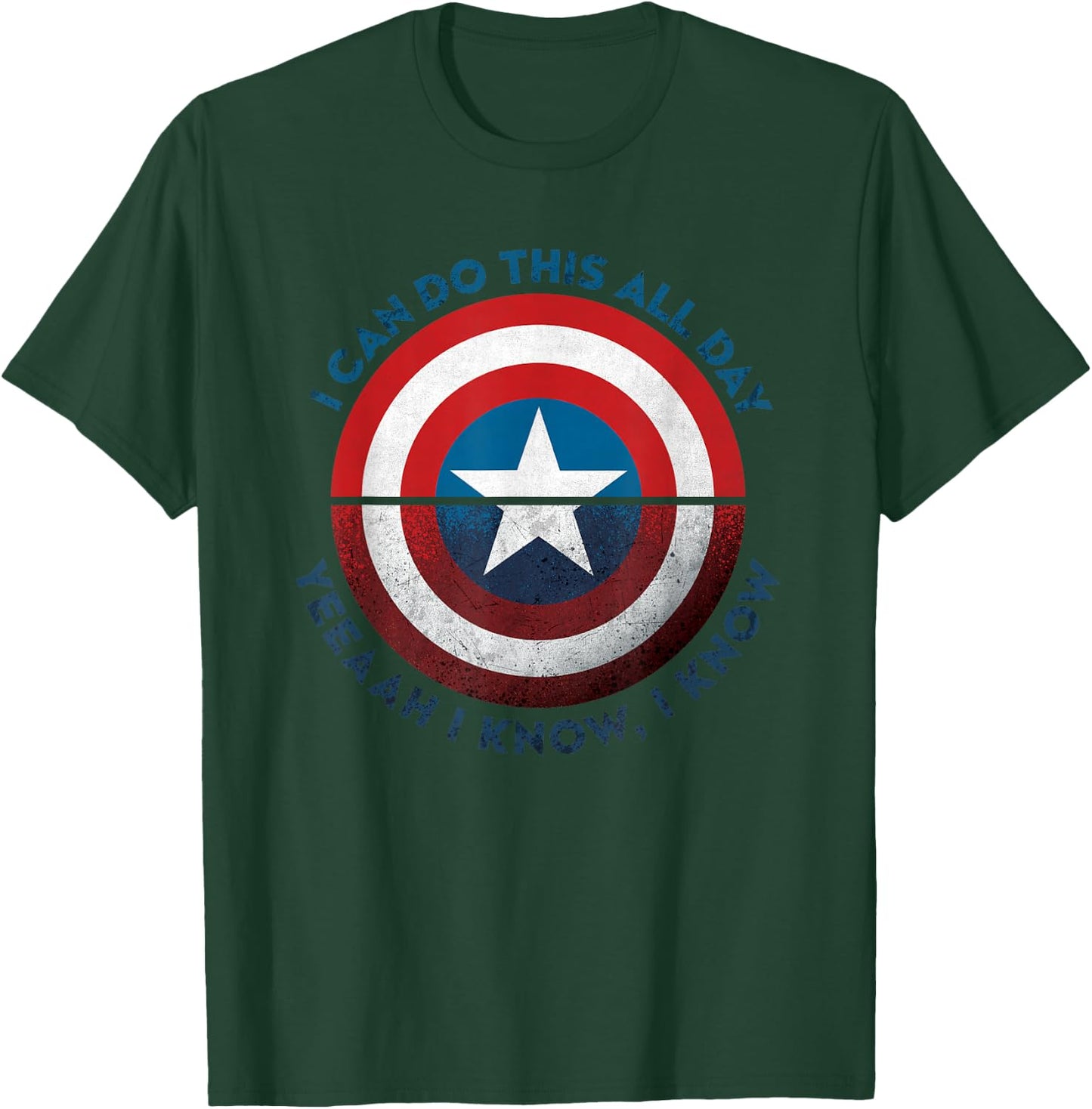 Avengers: Endgame Captain America Can Do This All Day T-Shirt - T-Shirt | Forest