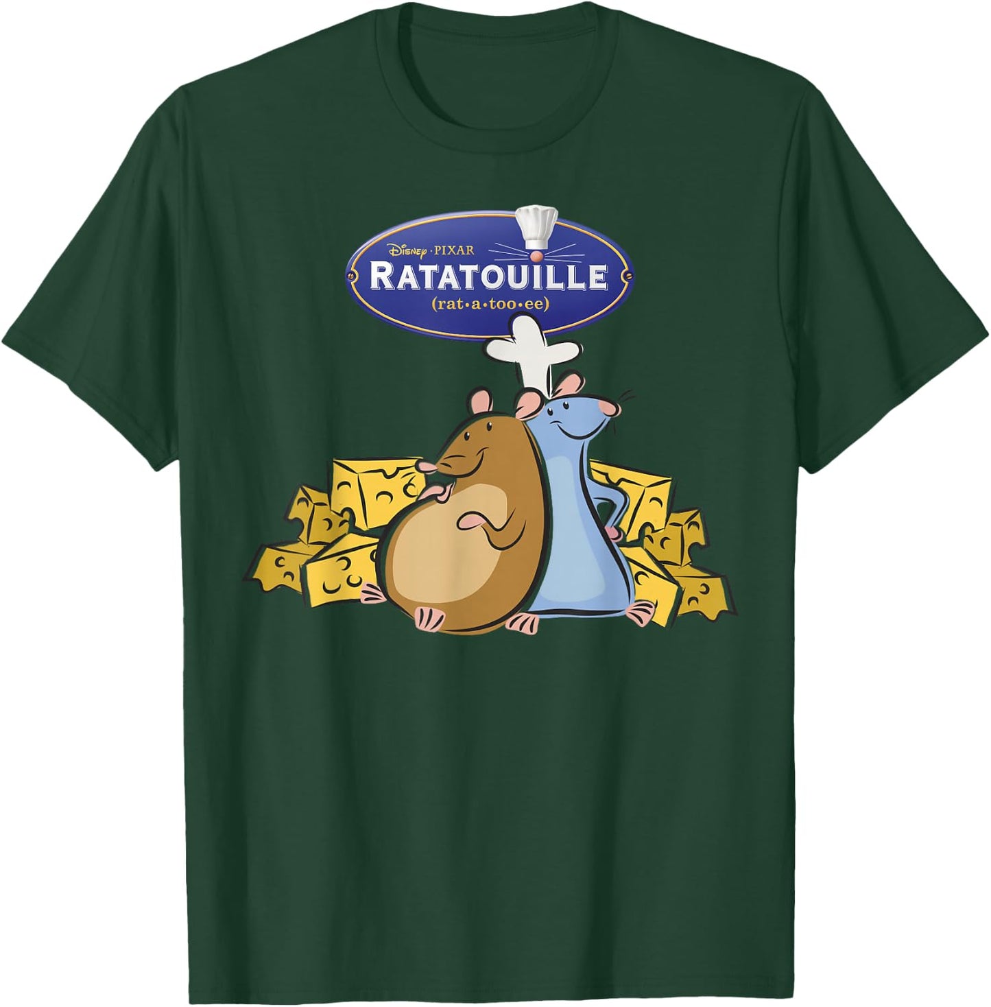 Disney Pixar Ratatouille Title Logo Poster T-Shirt - T-Shirt | Forest