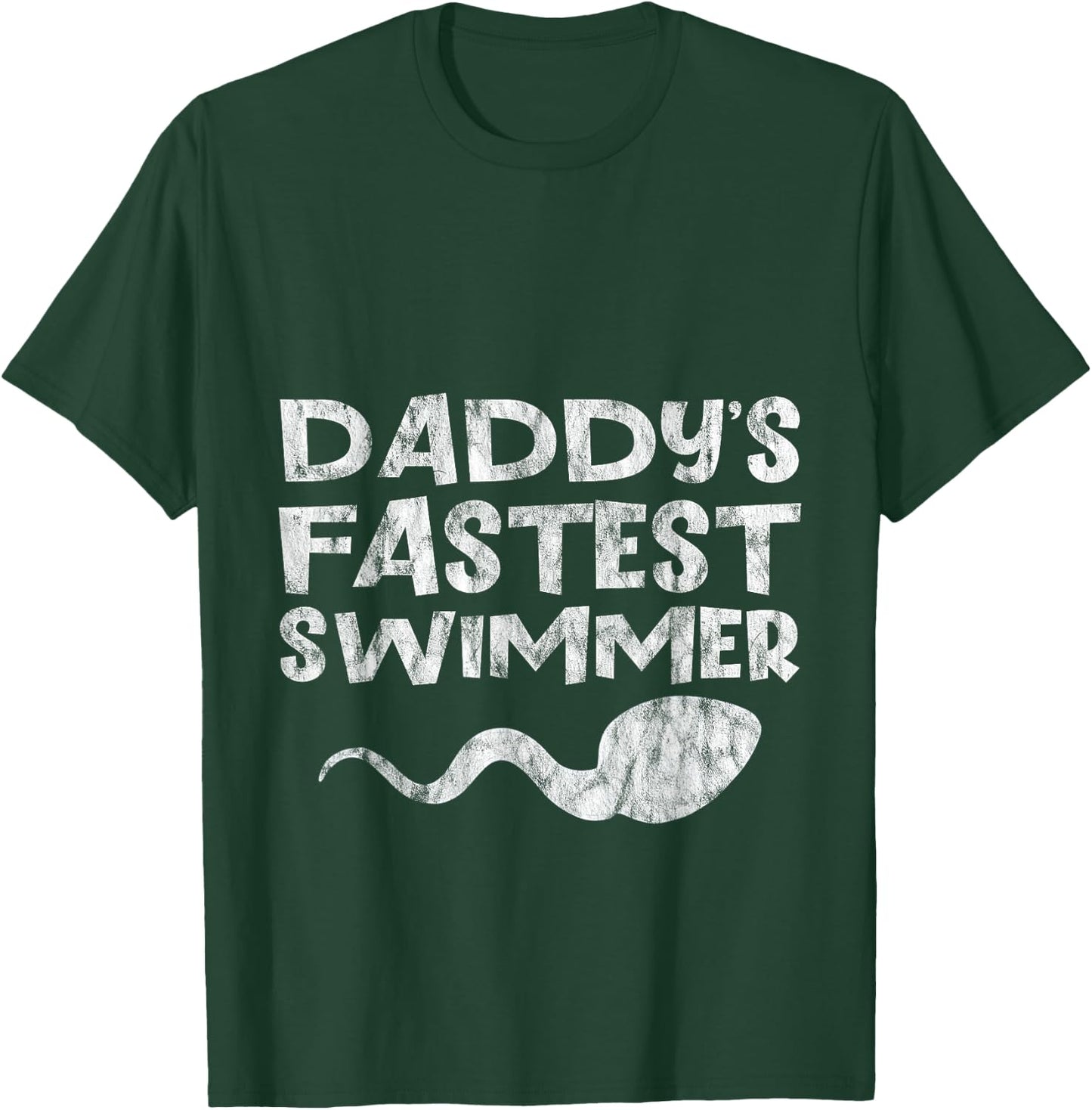 Daddy's Fastest Swimmer Child Toddler Baby T-Shirt - T-Shirt | Forest