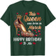 Queen Was Born In March High Heel Women's Happy Birthday T-Shirt - T-Shirt | Forest