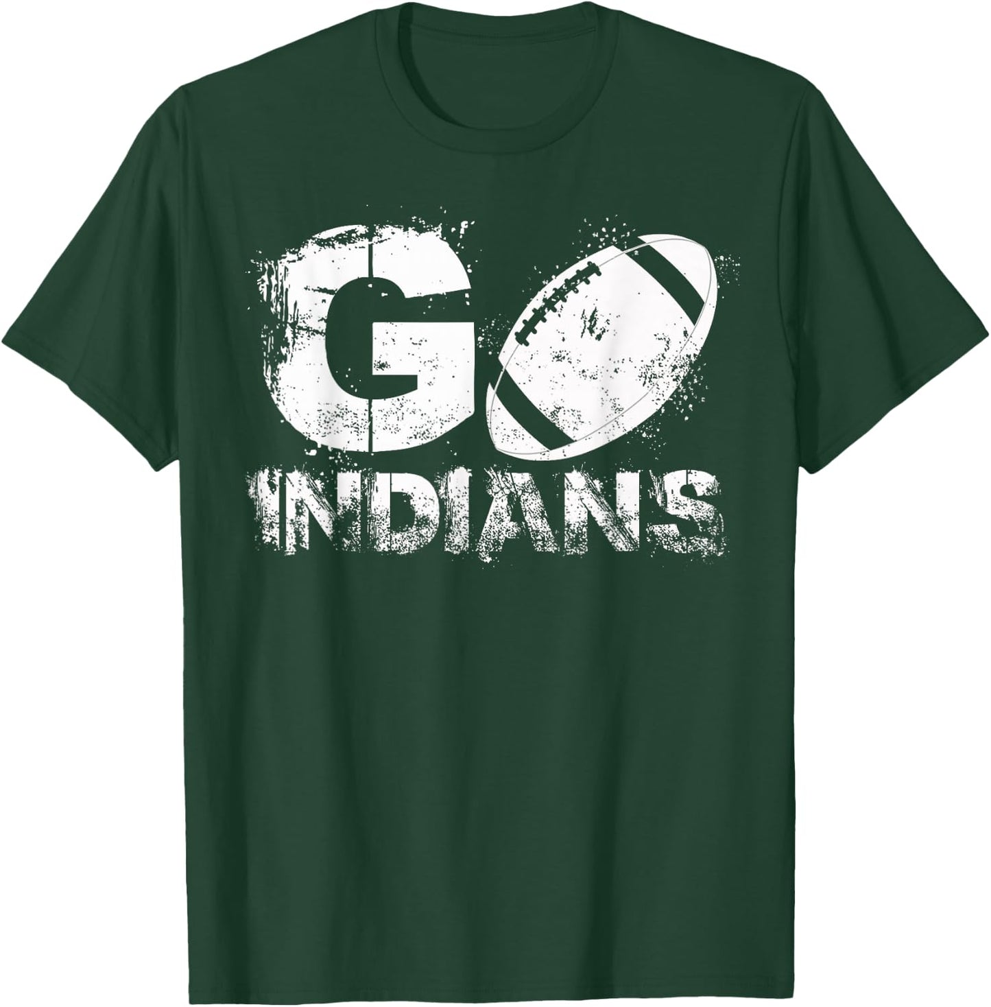 Go Indians Football shirt T-Shirt - T-Shirt | Forest