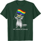 We Pride At Dawn Cute LGBTQ Raccoon Pride Flag Pride Month T-Shirt - T-Shirt | Forest