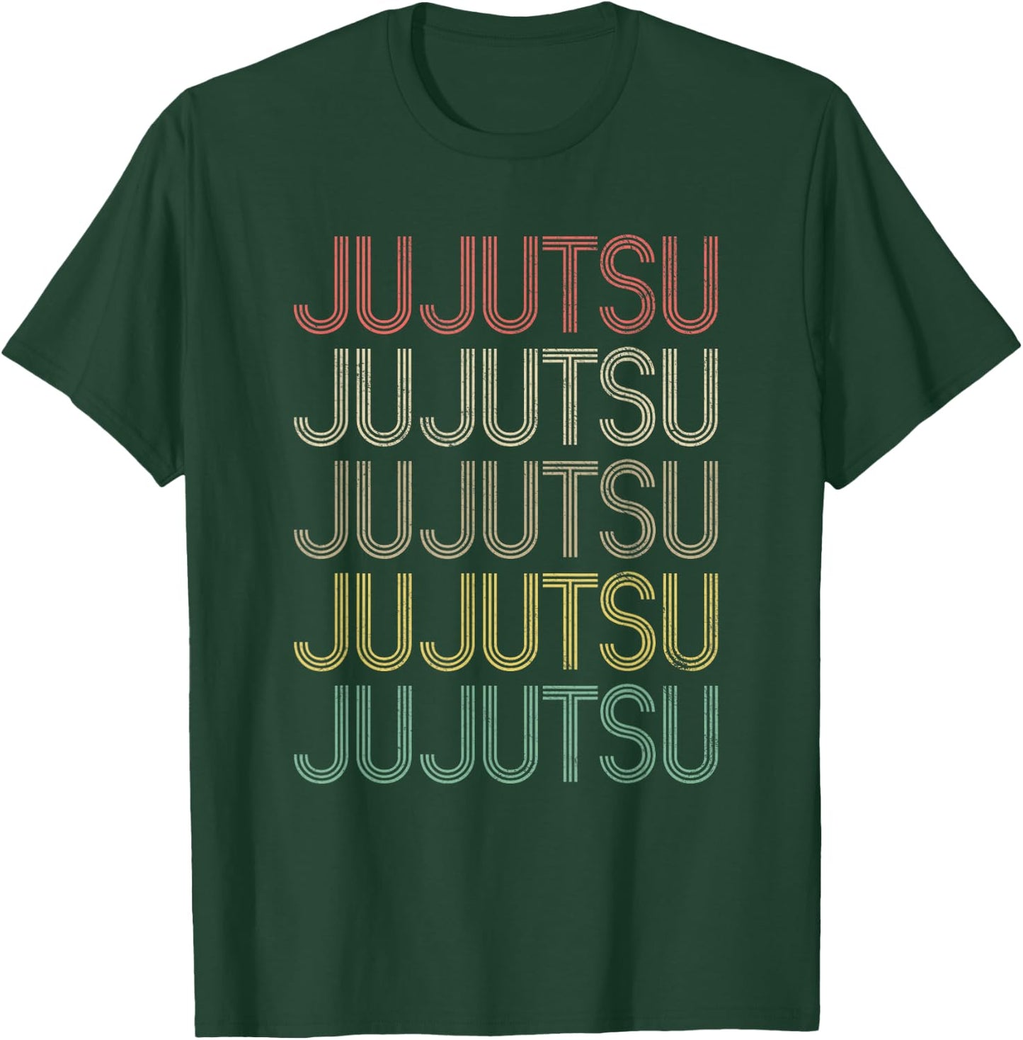 Retro Style Jujutsu T-Shirt - T-Shirt | Forest