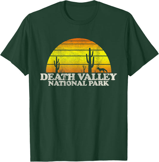 Vintage Death Valley National Park Sunset Shirt T-Shirt - T-Shirt | Forest