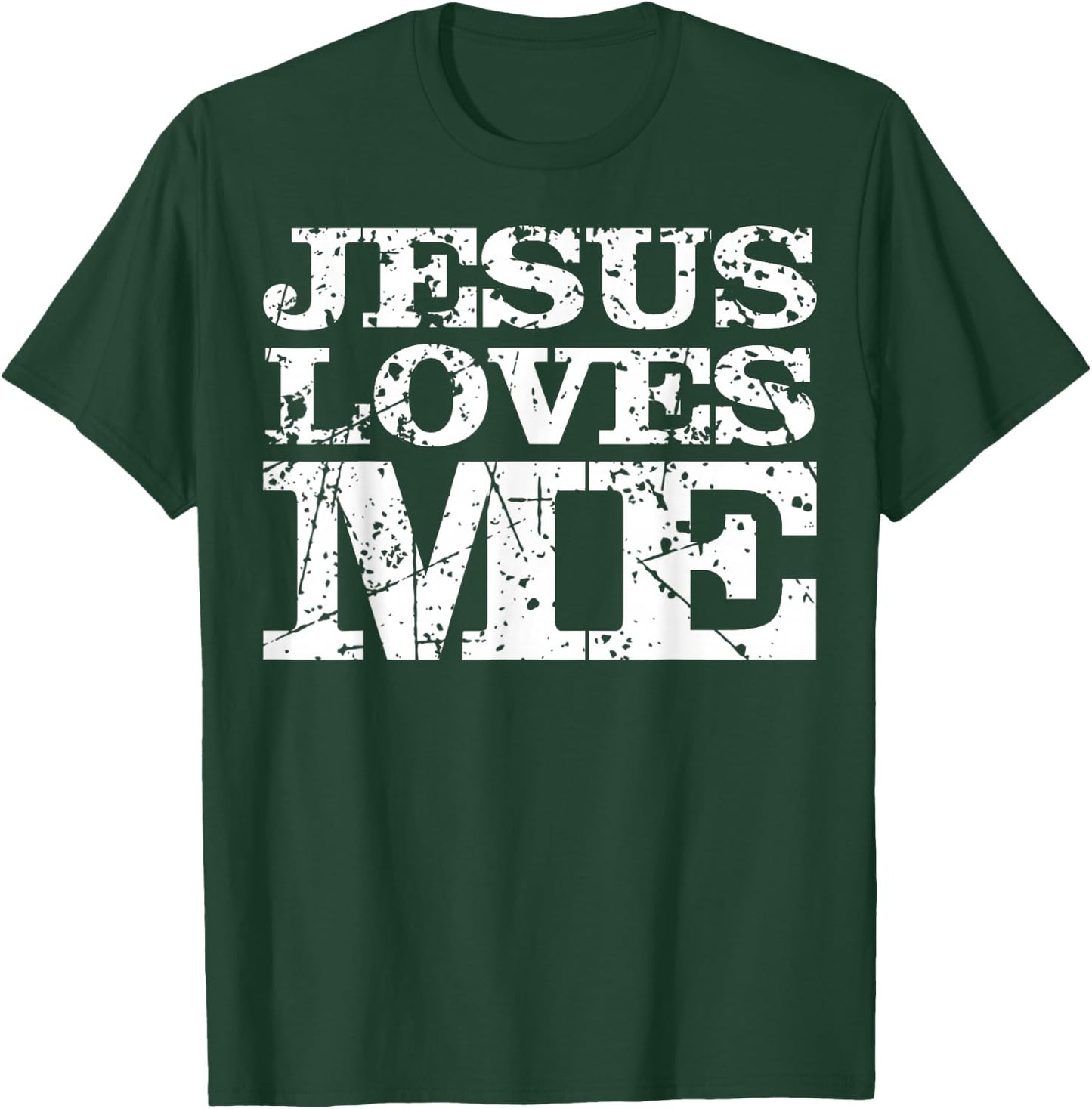 Jesus Loves Me Sacrifice Messiah sacrifice protestant retro T-Shirt - T-Shirt | Forest