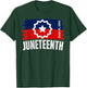 Juneteenth Flag Shirts Men Women T-Shirt - T-Shirt | Forest