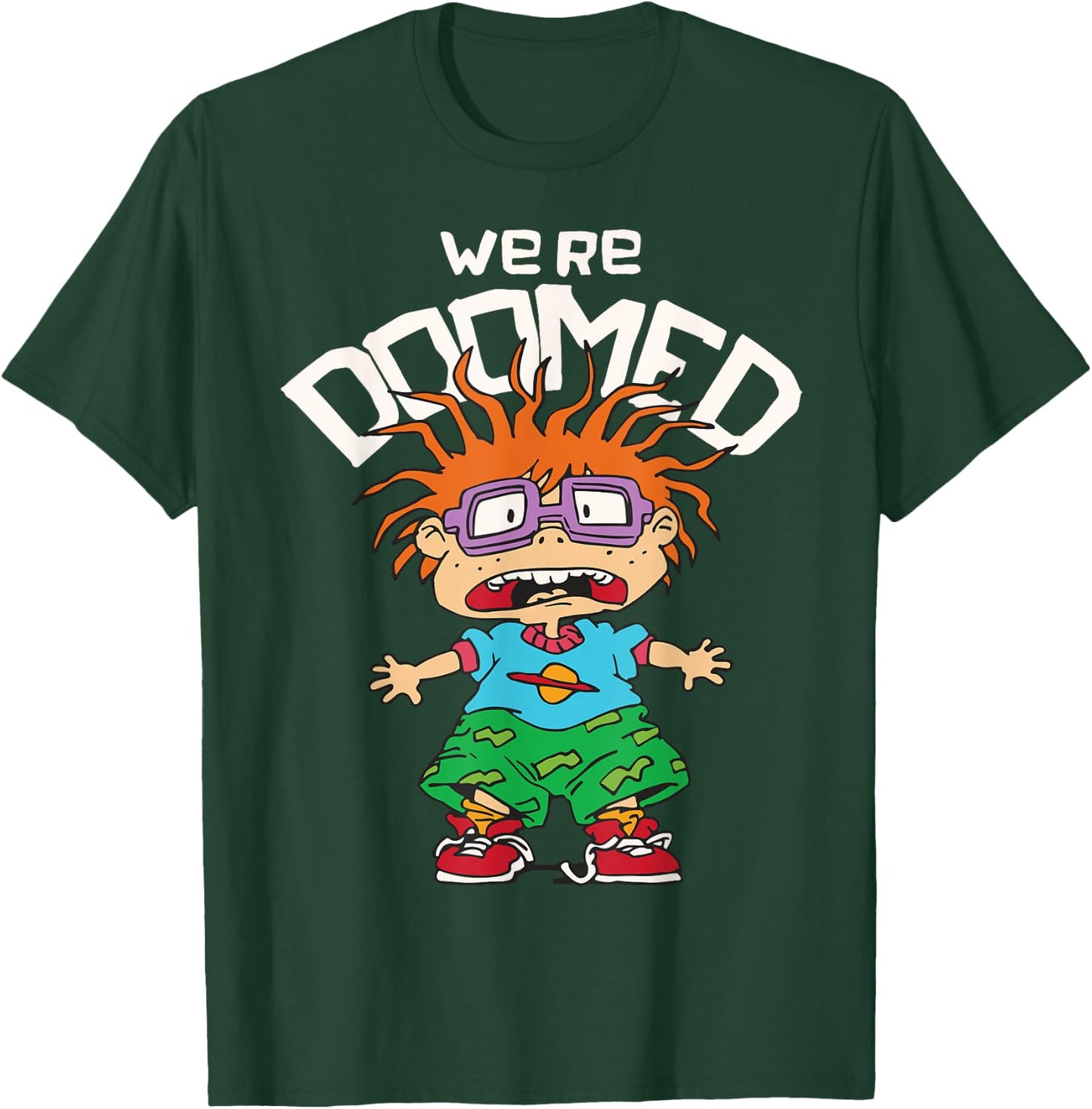 Rugrats Chuckie We're Doomed Small T-Shirt - T-Shirt | Forest