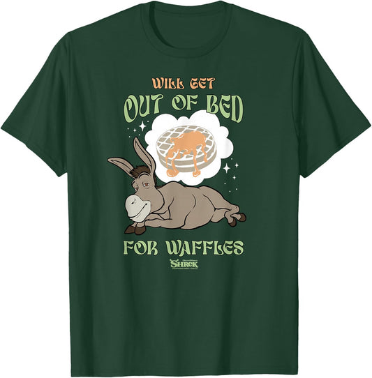 Shrek Donkey Will Get Out of Bed for Waffles T-Shirt - T-Shirt | Forest