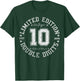 Official Double Digits 10 Year Old Gifts 10th Birthday 2015 T-Shirt - T-Shirt | Forest