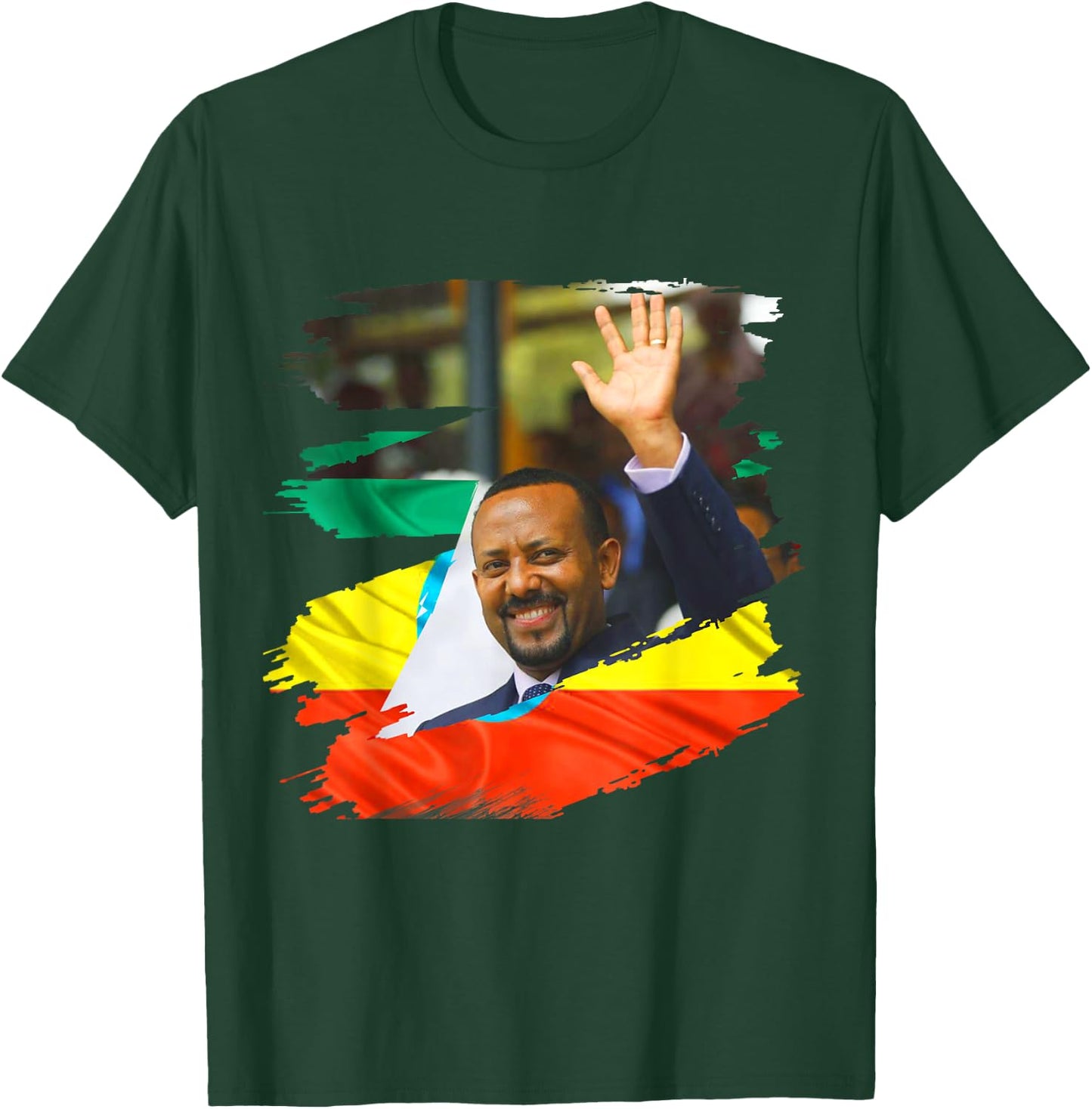 Dr. Abiy Ahmed shirt the Ethiopian Prime Minister T shirt T-Shirt - T-Shirt | Forest