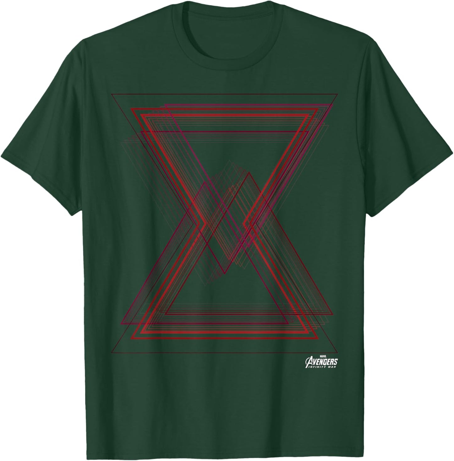 Marvel Avengers Infinity War Black Widow Geo Logo T-Shirt - T-Shirt | Forest