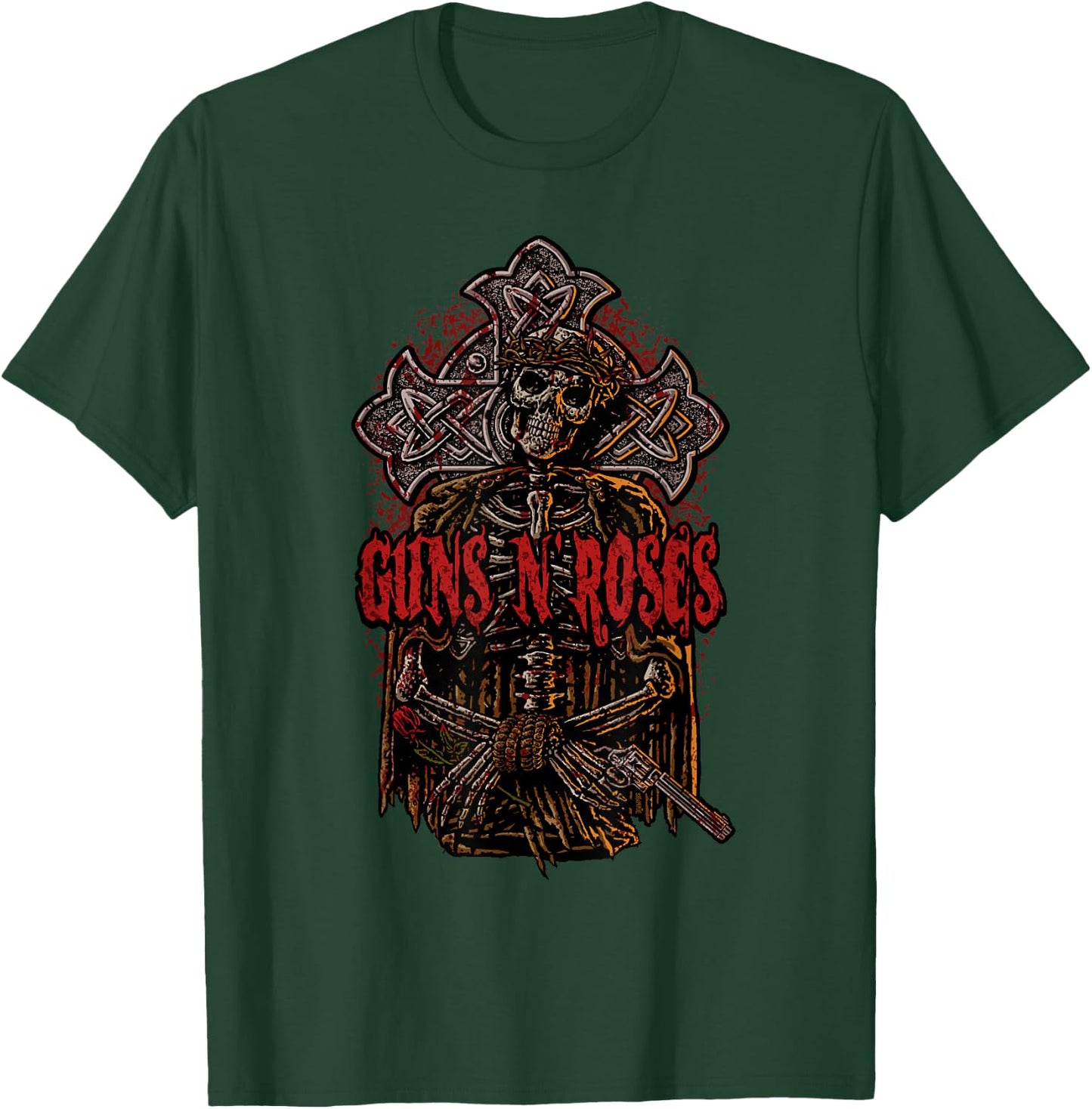 Guns N' Roses Official Skeletous T-Shirt - T-Shirt | Forest