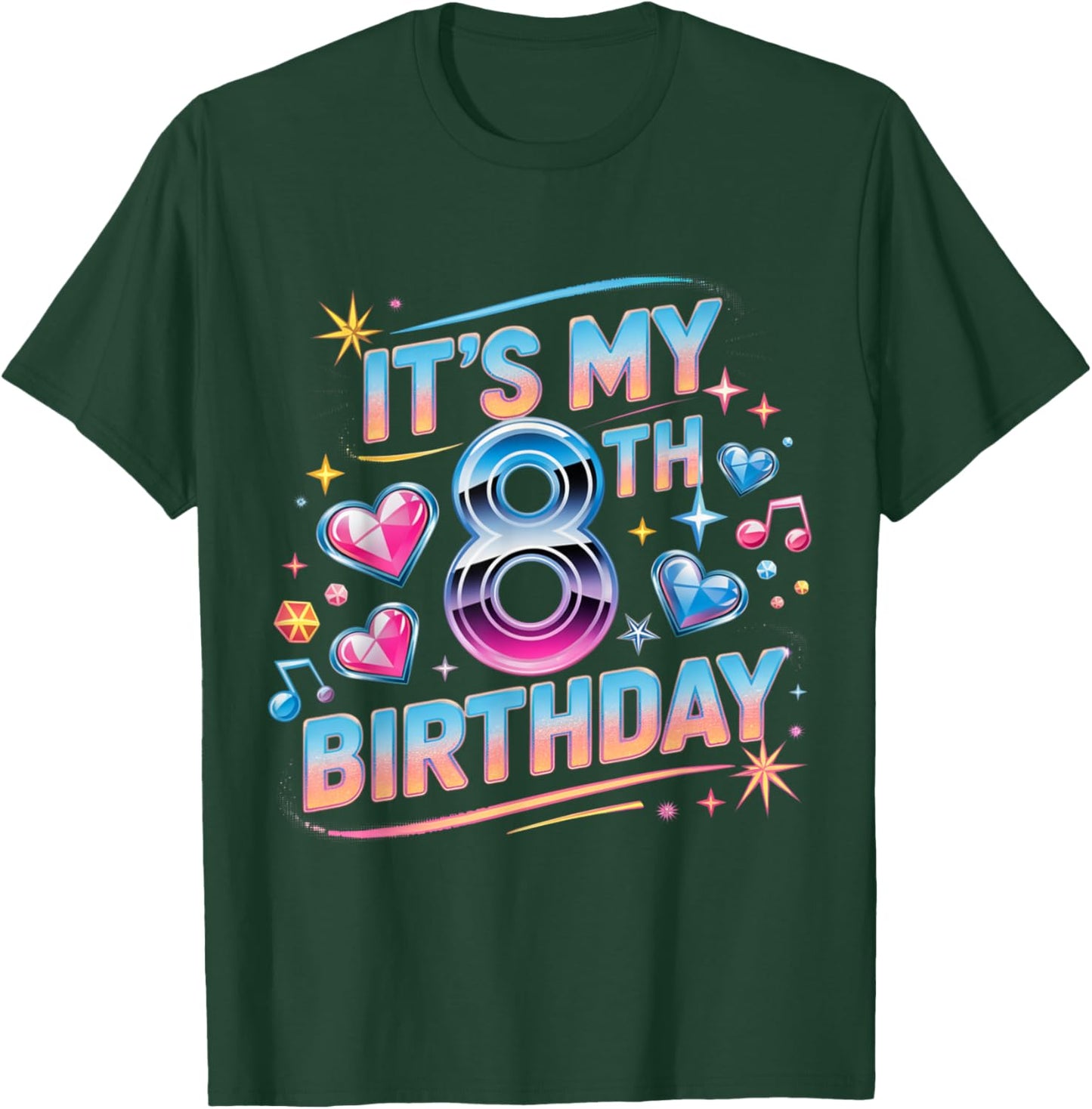 K-Pop Birthday Girl K Pop It's My 8th Birthday T-Shirt - T-Shirt | Forest