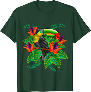 Toucan Tucan Funny Tropical Bird Cool Animal Gift T-Shirt - T-Shirt | Forest