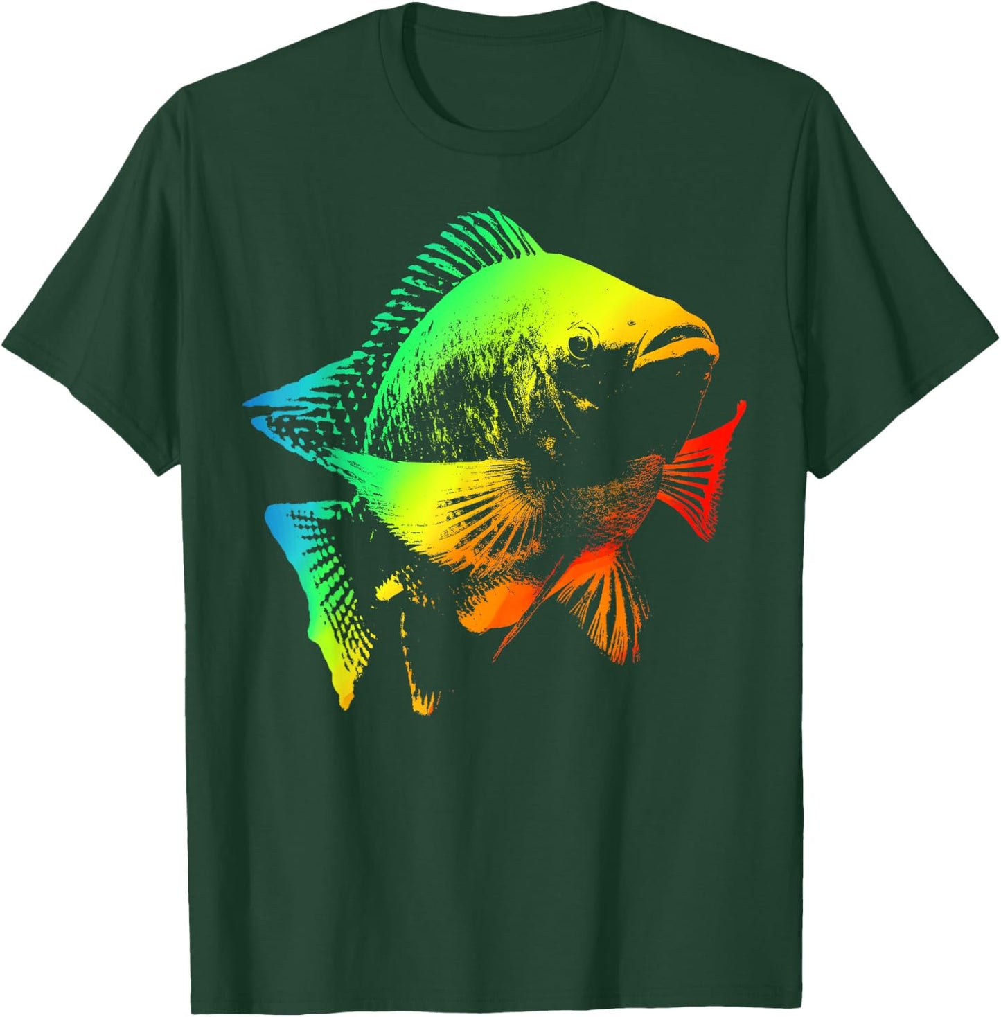 TILAPIA Colorful Rainbow Retro T-Shirt - T-Shirt | Forest