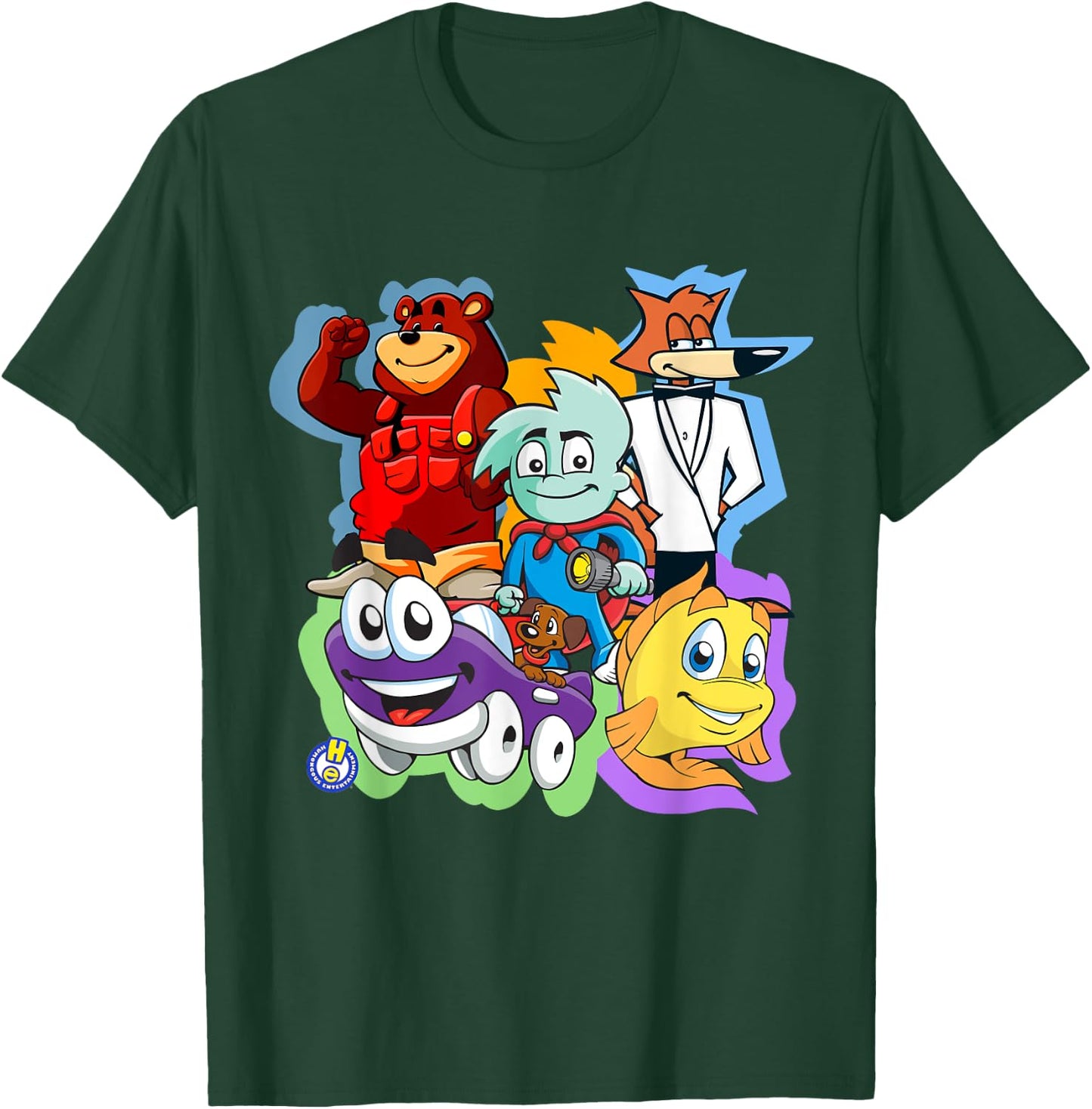 Humongous Entertainment: Humongous All-Stars T-Shirt - T-Shirt | Forest