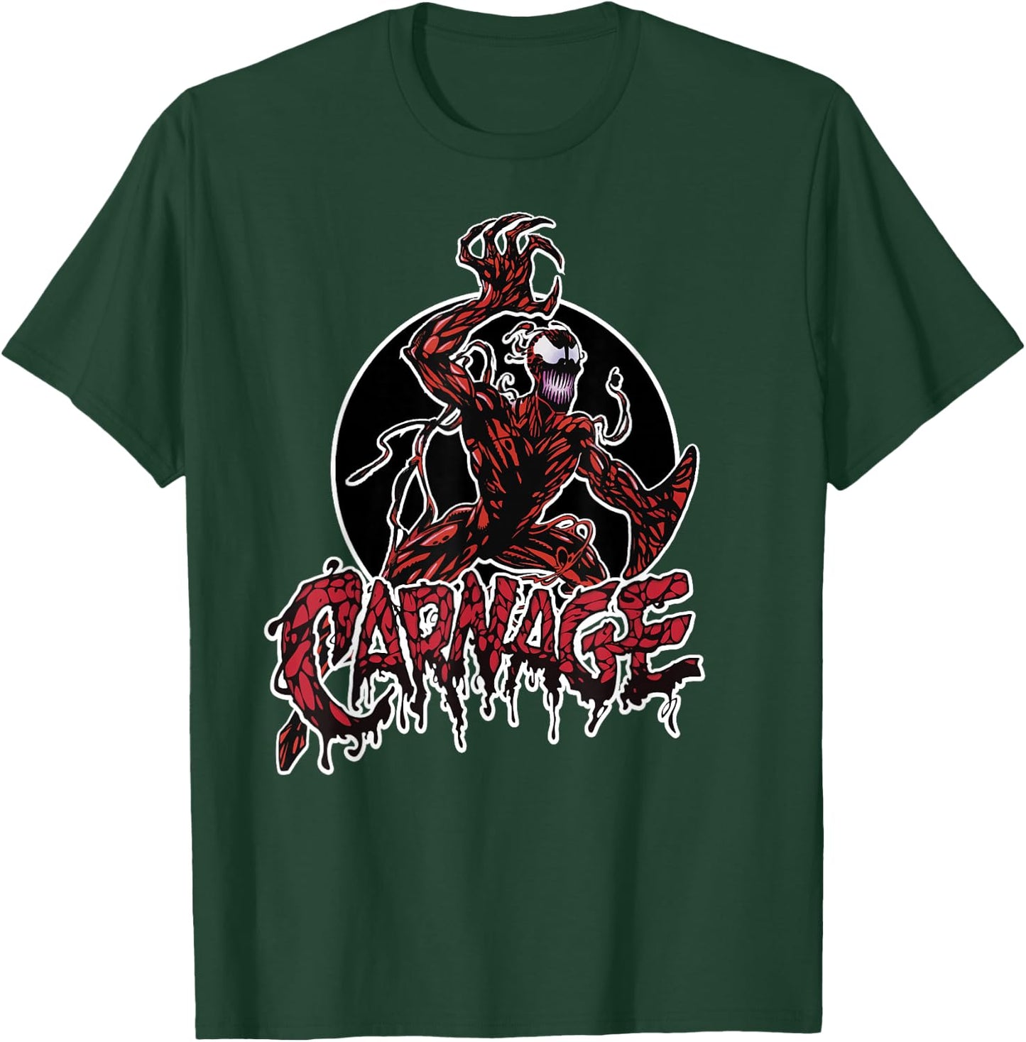 Marvel Carnage Portrait Logo T-Shirt - T-Shirt | Forest