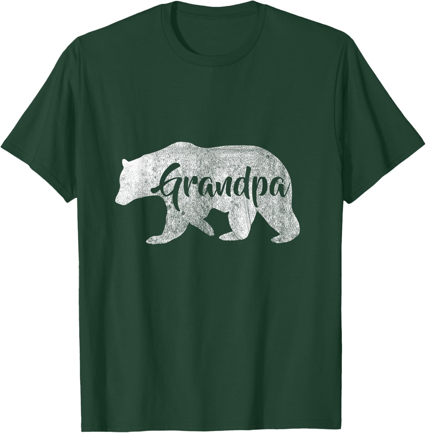 Men's Grandpa Bear Awesome Camping Gramps T-Shirt - T-Shirt | Forest