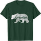 Men's Grandpa Bear Awesome Camping Gramps T-Shirt - T-Shirt | Forest