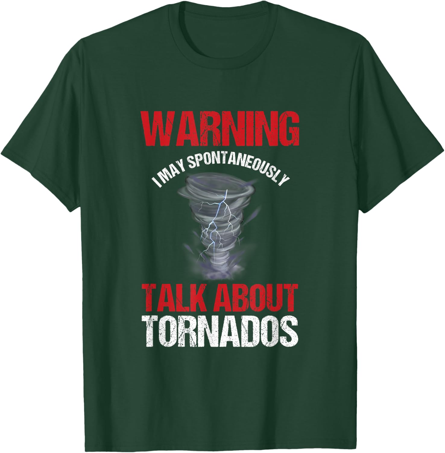 Storm Chaser Weather Forecaster Meteorologist Tornadoes T-Shirt - T-Shirt | Forest