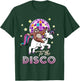 Sloth Riding Unicorn To The Disco T-Shirt - T-Shirt | Forest