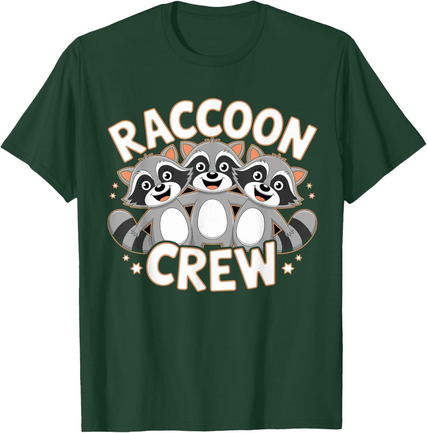 Raccoon Crew | Raccoons Product Raccoon Lover Stuff Raccoon T-Shirt - T-Shirt | Forest
