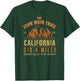 John Muir Trail California Backpacking Trail Hiking T-Shirt - T-Shirt | Forest