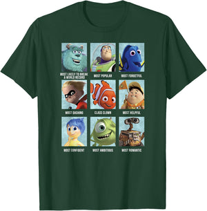 Disney Pixar Collection Movie Characters Best Of Class T-Shirt - T-Shirt | Forest