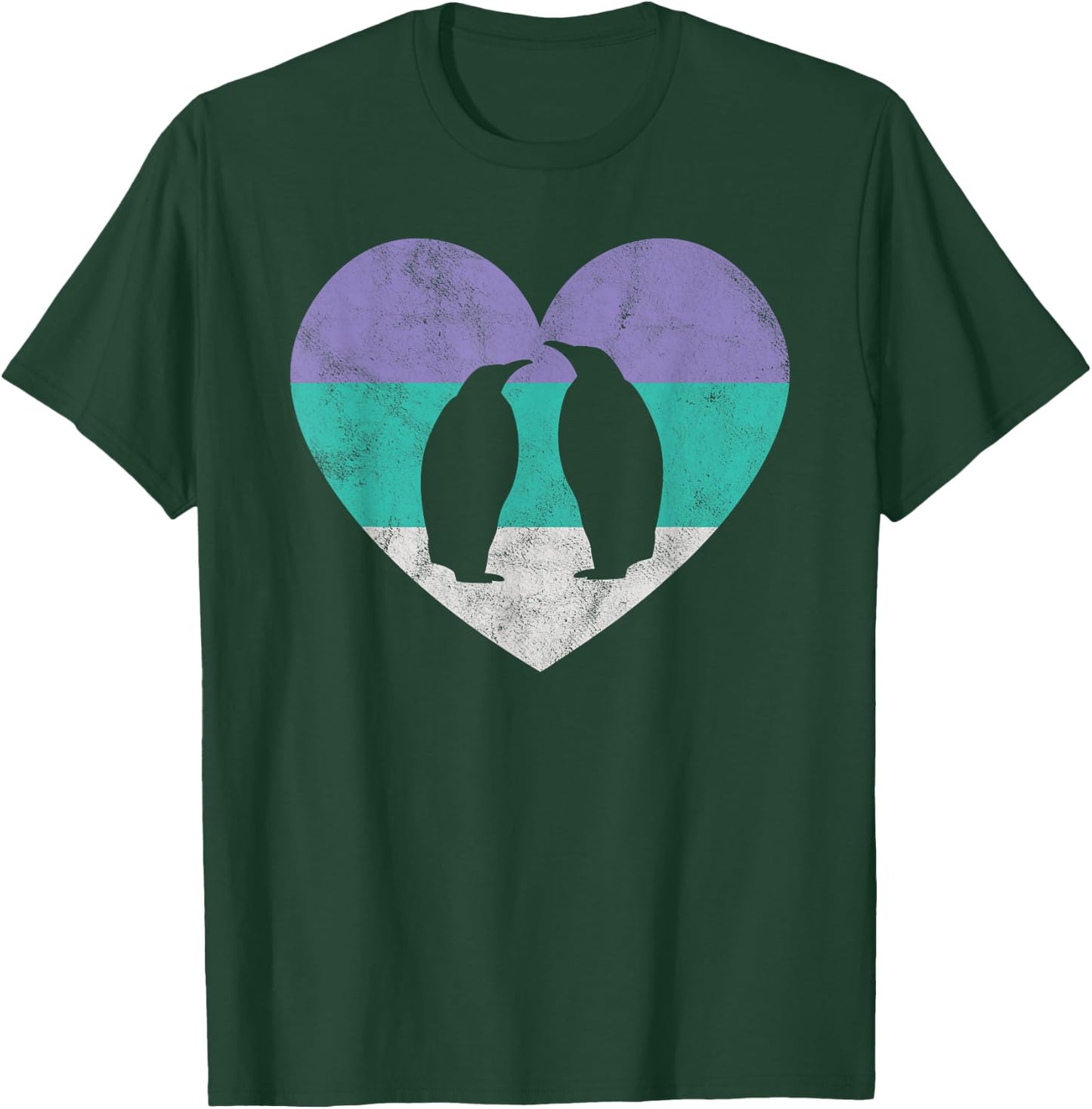Cute Couples Gift Shirt & Girls | Penguins T-Shirt - T-Shirt | Forest