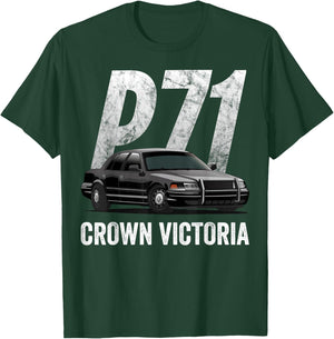 Police Car Crown Vic Interceptor P71 Shirt T-Shirt - T-Shirt | Forest