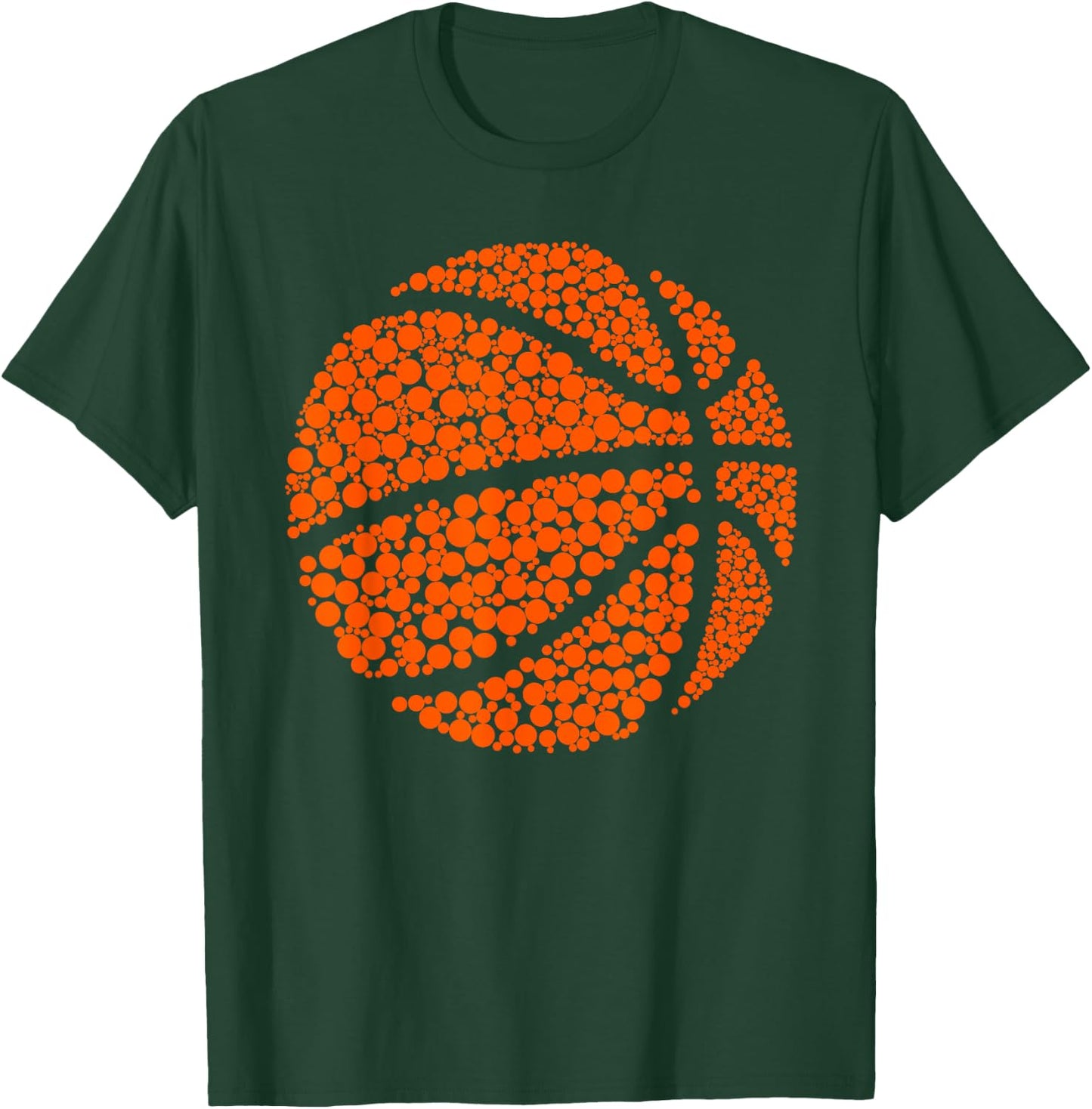 Happy Dot Dotted Day Basketball Lover 2025 September 15th T-Shirt - T-Shirt | Forest