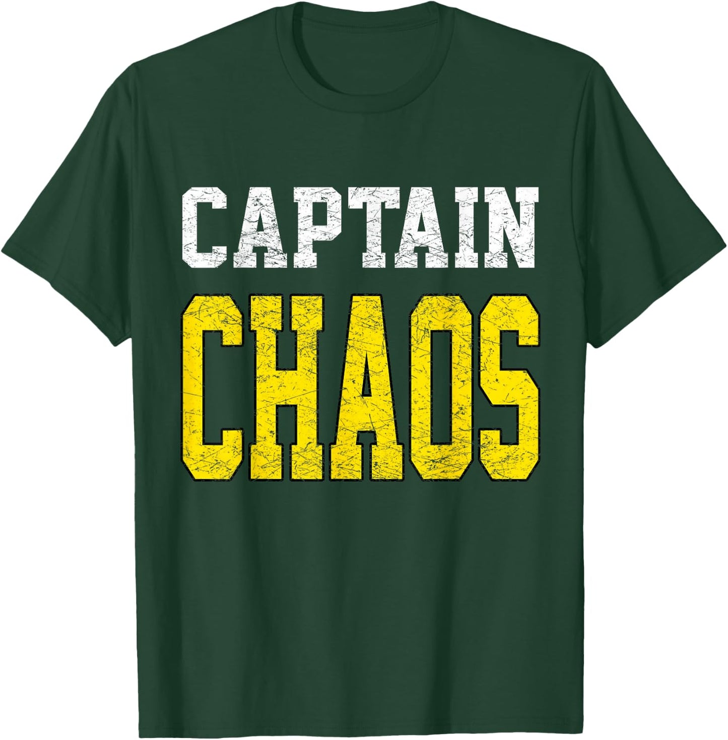 Captain Chaos Shirt for Parent Teacher Or Crazy Child T-Shirt - T-Shirt | Forest