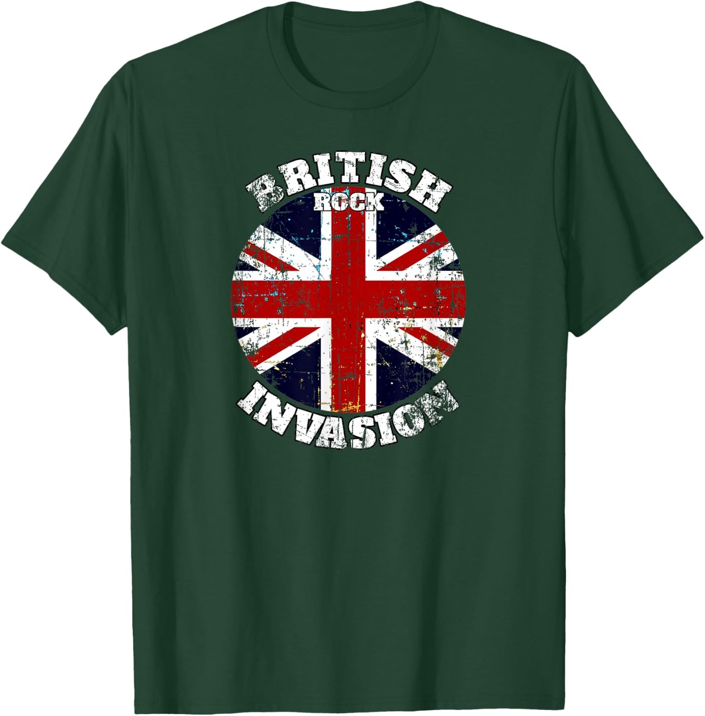 The British Rock Music Invasion v2 T-Shirt - T-Shirt | Forest