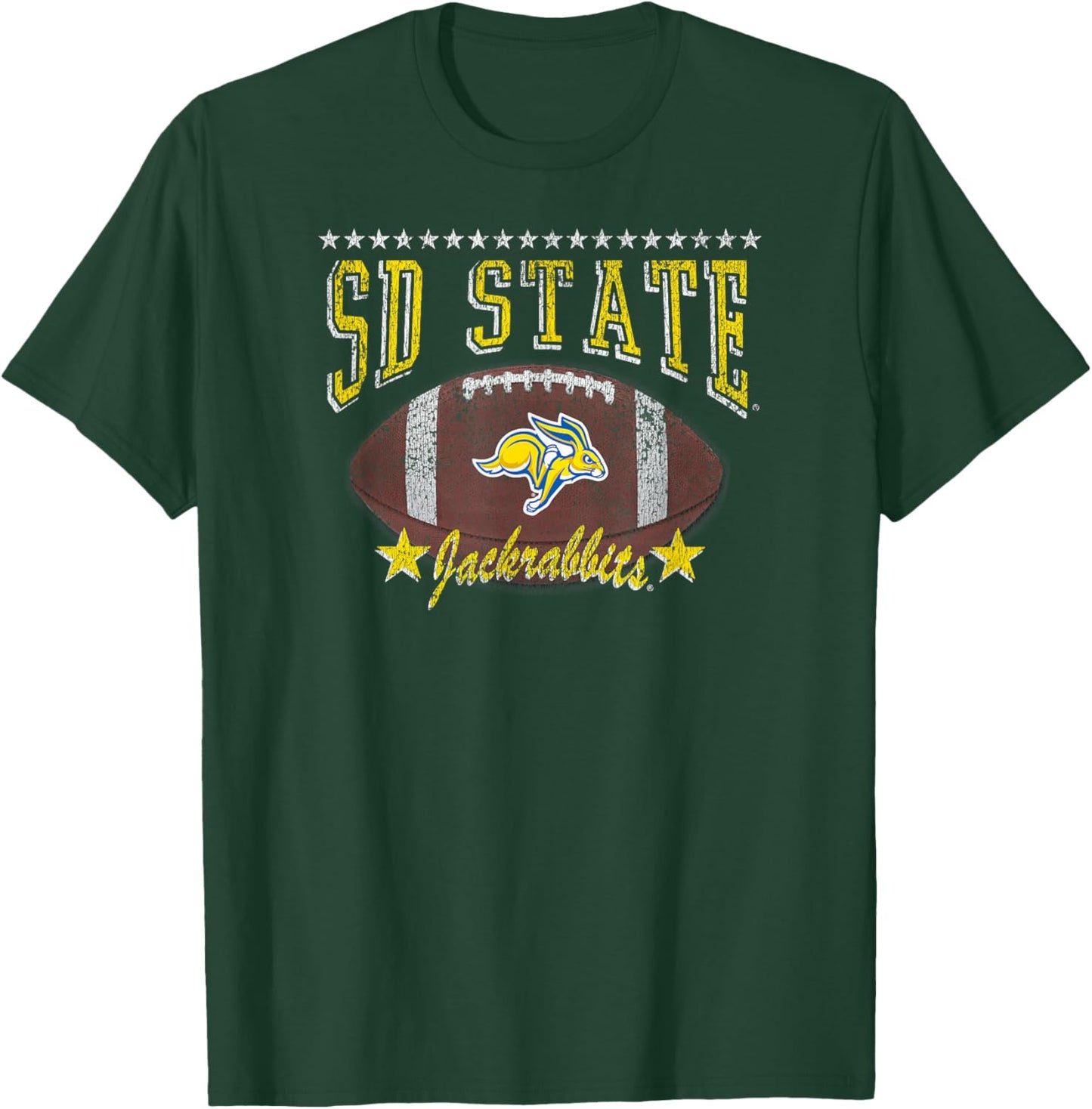 South Dakota State Jackrabbits Football Vintage Stars Royal T-Shirt - T-Shirt | Forest