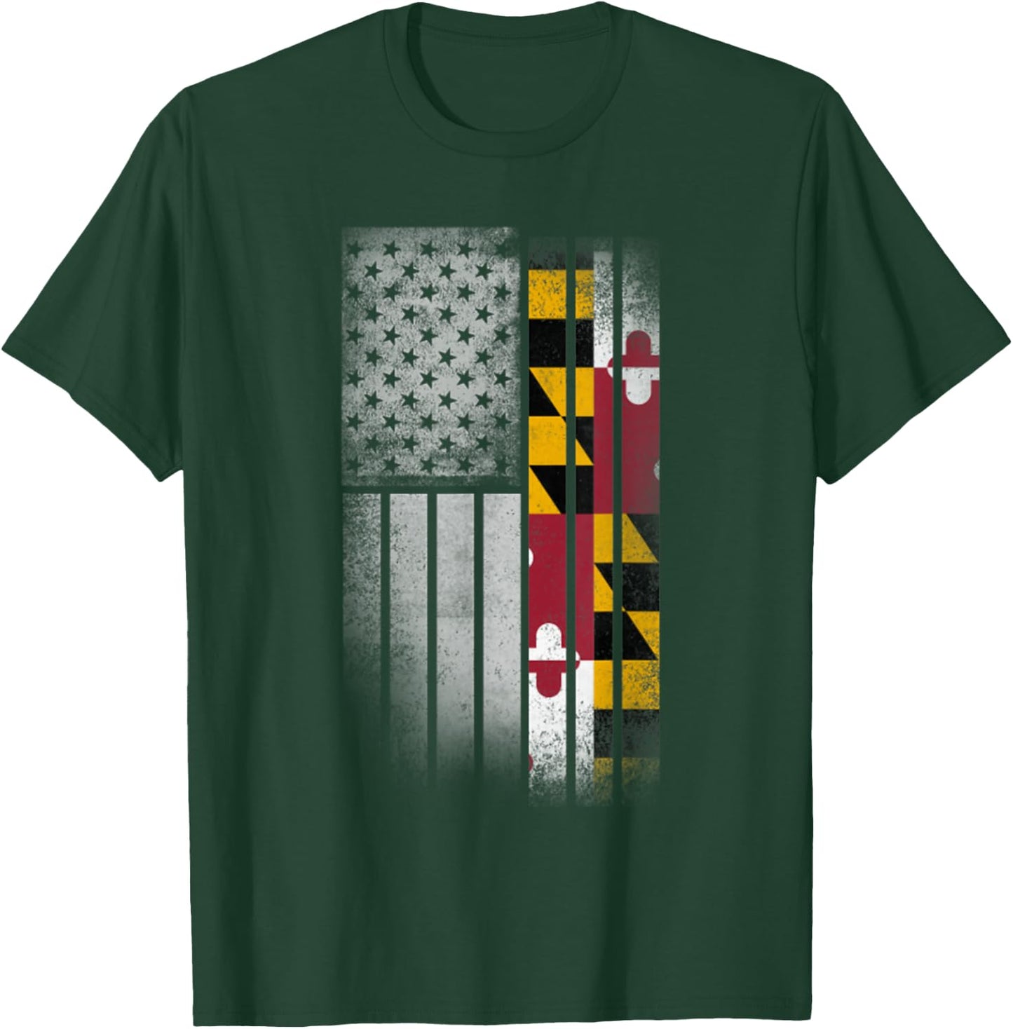 Premium Maryland State Maryland Home State T-Shirt - T-Shirt | Forest